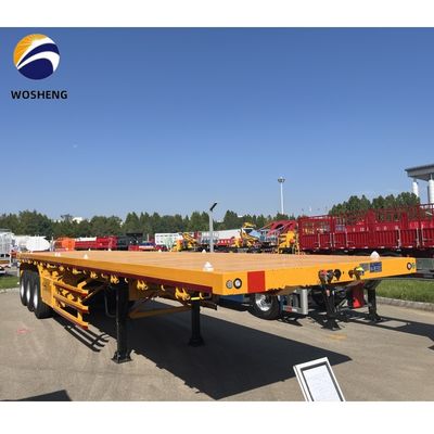 2.00&quot; King Pin 3mm Anti-Rutsch-Bodenplatte Flatbed Semi-Trailer mit 12R22.5 Reifen Specs