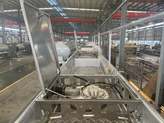 Konstruktion 15000L 60000L 2/3/4 Achsen Treiböl Benzin/Kerosin/Dieselbehälter Halbanhänger