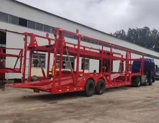 2 Achsen mechanische Aufhängung Kraftfahrzeugträger Halbanhänger für den Fahrzeugtransport