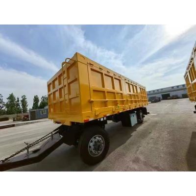 WOSHENG 2 Achsen Frachttransport Vollanhänger mit Zugstange und Kundenanforderung