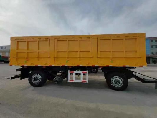 WOSHENG 2 Achsen Frachttransport Vollanhänger mit Zugstange und Kundenanforderung