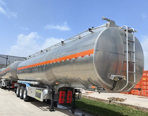 Lkw-Anhänger 20-60CBM Flüssiger Nahrungsmittelbehälter Halbanhänger mit Luft-/Mechanischer Aufhängung
