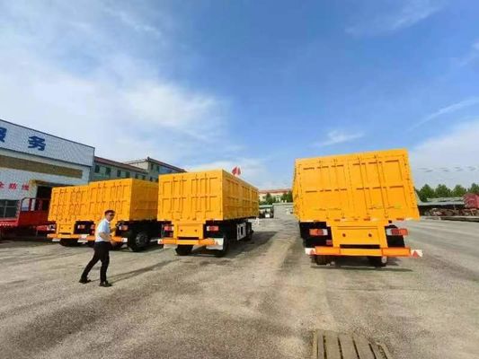 WOSHENG 2 Achsen Frachttransport Vollanhänger mit Zugstange und Kundenanforderung