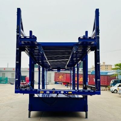 Zwei-Deck-Fahrzeuganhänger für den Kraftfahrzeugtransport Halbanhänger von Wosheng