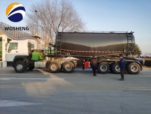 V-Typ 3 Achsen 45-60cbm Schüttzementtanker Halbanhänger für den Transport großer Kapazitäten