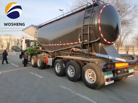 V-Typ 3 Achsen 45-60cbm Schüttzementtanker Halbanhänger für den Transport großer Kapazitäten