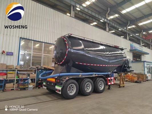V-Typ 3 Achsen 45-60cbm Schüttzementtanker Halbanhänger für den Transport großer Kapazitäten