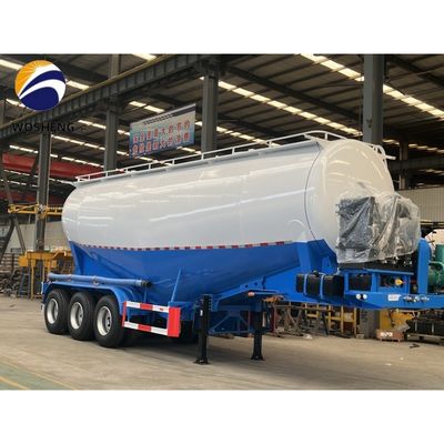 3 Achsen 45 50 60 cbm Fly Ash Silo Zement Tanker Anhänger mit Arbeitsdruck von 2,5 bar