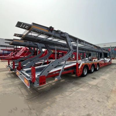 8.25x22.5 Stahlfelder Doppeldecker-Fahrzeugträger Halbanhänger für Fahrzeuge