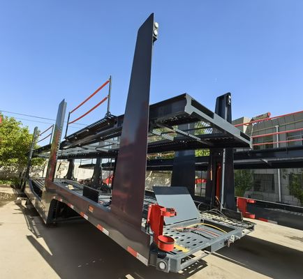 8.25x22.5 Stahlfelder Doppeldecker-Fahrzeugträger Halbanhänger für Fahrzeuge