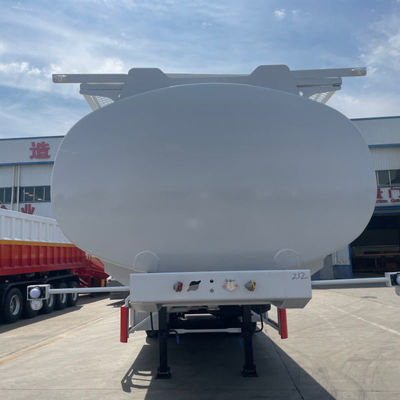 Maximale Nutzlast 60000 kg 3 Achsen Tankwagen Halbanhänger für den Transport von Brennstofföl bei niedrigeren
