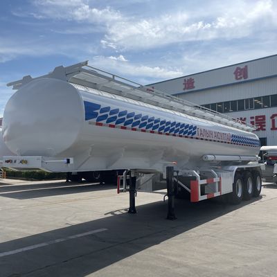 3 Achsen Stabiler Kohlenstoffstahl Aluminiumlegierung Edelstahl Tankwagen Halbanhänger mit Nice