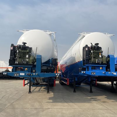 60Ton Max Nutzlast Lkw Anhänger Großraum Zement Silo Tanker Halbanhänger für die Produktion
