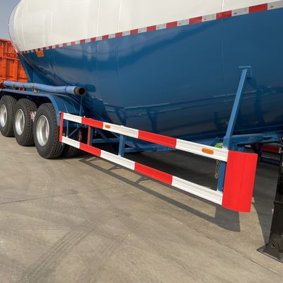 WOSHENG 50 Tonnen Bulk Truck Stahllager Silo Trockenpulver Zement Bulker Tankwagen Anhänger