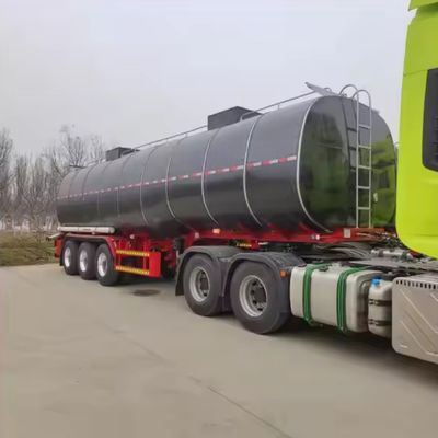 Unteren 3 Achsen Transport Asphalt Bitumen Tankwagen Halbanhänger mit beheiztem Lkw-Anhänger