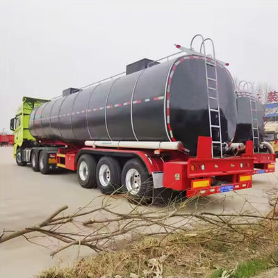 Unteren 3 Achsen Transport Asphalt Bitumen Tankwagen Halbanhänger mit beheiztem Lkw-Anhänger