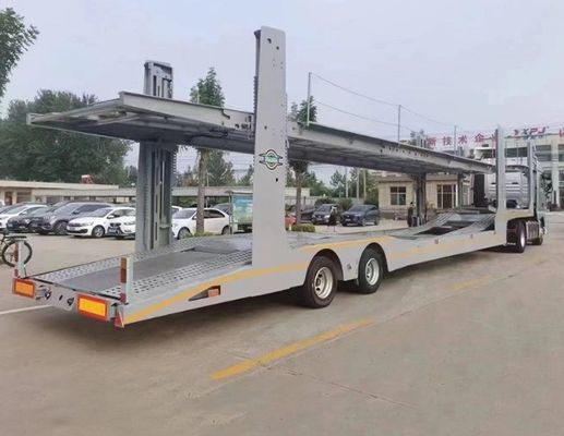 2 Achsen Fahrzeugträger Anhänger Doppeldecker Fahrzeugtransport Halbanhänger mit ABS-Bremssystem