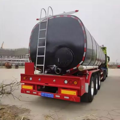 Unteren 3 Achsen Transport Asphalt Bitumen Tankwagen Halbanhänger mit beheiztem Lkw-Anhänger