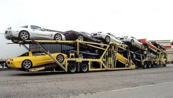 2 Achsen Fahrzeugträger Anhänger Doppeldecker Fahrzeugtransport Halbanhänger mit ABS-Bremssystem