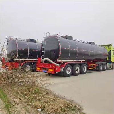 Unteren 3 Achsen Transport Asphalt Bitumen Tankwagen Halbanhänger mit beheiztem Lkw-Anhänger