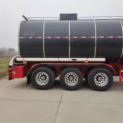 Unteren 3 Achsen Transport Asphalt Bitumen Tankwagen Halbanhänger mit beheiztem Lkw-Anhänger