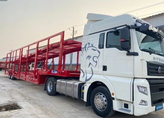2 Achsen mechanische Aufhängung Fahrzeugträger Lkw Anhänger auf Wunsch des Kunden
