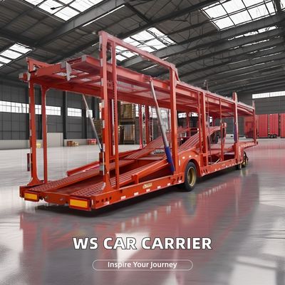 Lkw-Anhänger Direkt OTTC 2 Achsen Fahrzeugträger Halbanhänger für den Kraftfahrzeugtransport