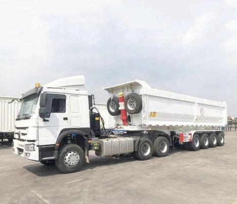 Gebrauchtes 336 PS HOWO Dump Truck für den Transport 8685*2496*3850 mm Semi-Anhänger