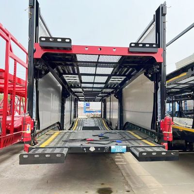 Anpassbares Autoanhängerträger mit hydraulischem Hebemechanismus und manuellem Heben