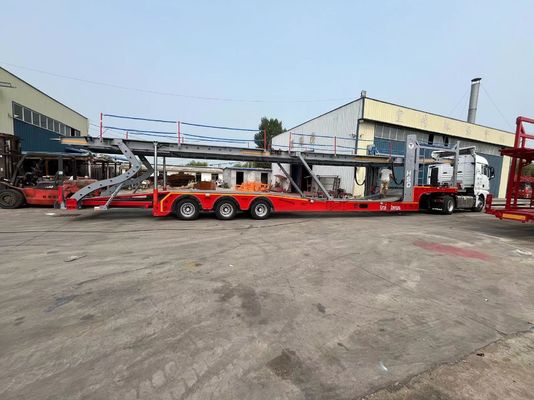 Anpassbares Autoanhängerträger mit hydraulischem Hebemechanismus und manuellem Heben