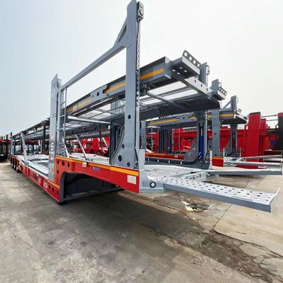 Transport-Traktor Schleppmaschinen Doppeldeck-Hydraulik-Hebewagen-SUV-Fahrzeug-Fahrzeug-Anhänger