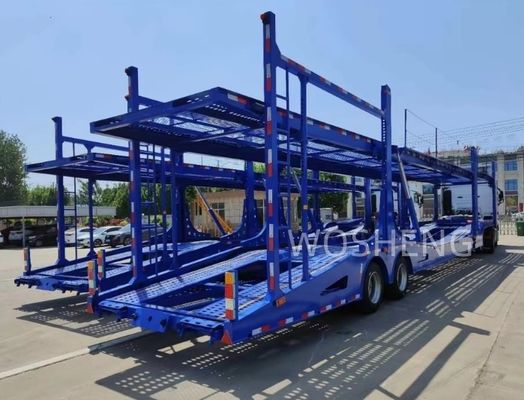 Maximale Nutzlast 40 Tonnen 2 Achsen Doppeldeck 8wagen/6wagen Kapazität Auto SUV Transportanhänger