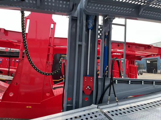 13/16 Tonnen Fuwa/BPW Achsen Fahrzeugträger Semianhänger für den Transport von Fahrzeugen und Containern