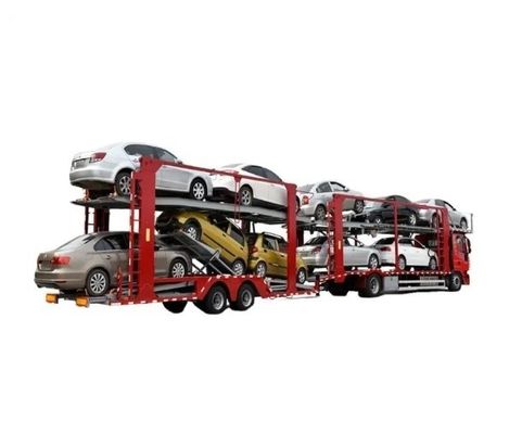 Hydraulisches und manuelles Heben Doppeldecker-Fahrzeug-Fahrzeug-Anhänger für den Kraftfahrzeugtransport