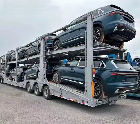 Stahl Doppeldeckwagen SUV MPV Fahrzeug Transportfahrzeug Träger LKW Semi-Anhänger für den Markt